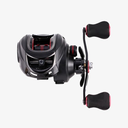 Wear-resistant and non-slip double-handle fishing reel