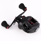Wear-resistant and non-slip double-handle fishing reel