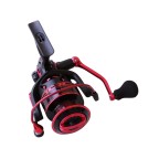 Red aluminum alloy rocker arm metal fishing reel