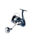 Blue high-strength aluminum spinning fishing reel