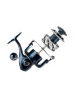 Blue high-strength aluminum spinning fishing reel