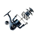 Blue high-strength aluminum spinning fishing reel