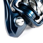 Blue high-strength aluminum spinning fishing reel