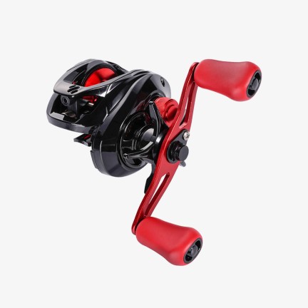 High-carbon recreational dual-brake fishing reel