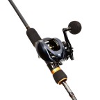 Large bait casting low profile fishing reel