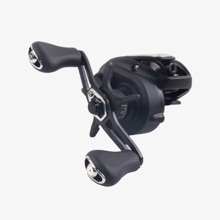 Carbon fiber black double-handle fishing reel