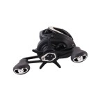 Carbon fiber black double-handle fishing reel