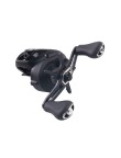 Carbon fiber black double-handle fishing reel