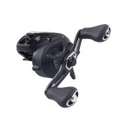 Carbon fiber black double-handle fishing reel