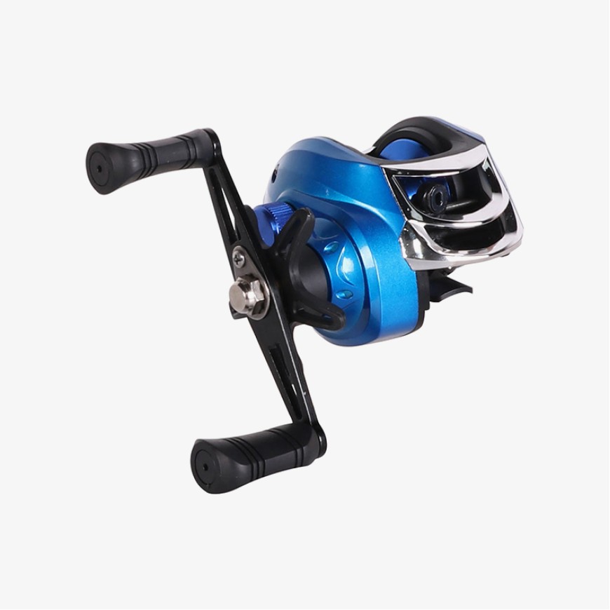 Lightweight metal high-speed fishing reel