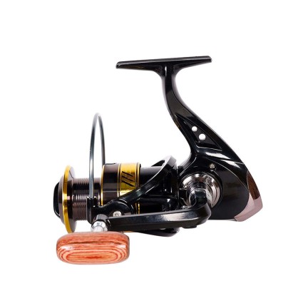 Foldable interchangeable rocker arm rotating fishing reel