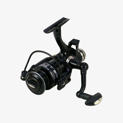 Dual-brake design spinning fishing reel