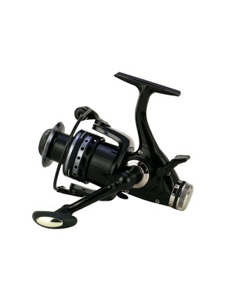 Dual-brake design spinning fishing reel