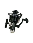 Dual-brake design spinning fishing reel