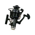 Dual-brake design spinning fishing reel