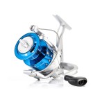 Stable braking rotating fishing reel