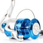 Stable braking rotating fishing reel