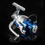Stable braking rotating fishing reel