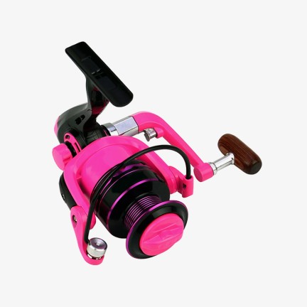 Lightweight smooth metal fishing reel