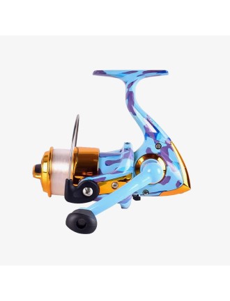 Camouflage powerful spinning fishing reel