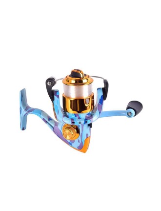 Camouflage powerful spinning fishing reel