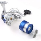 Stylish printed fiberglass fishing rod set