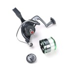 Camouflage printed fiberglass fishing rod set