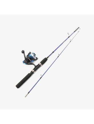 High-strength solid fiberglass fishing rod set