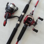 Fast medium two-stage fishing rod set