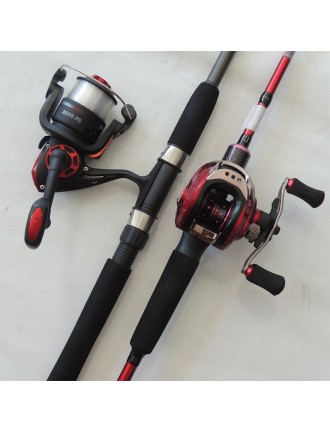 Fast medium two-stage fishing rod set