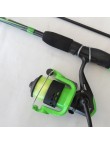 Two-section anti-slip straight handle fishing rod set