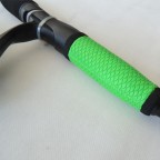 Two-section anti-slip straight handle fishing rod set