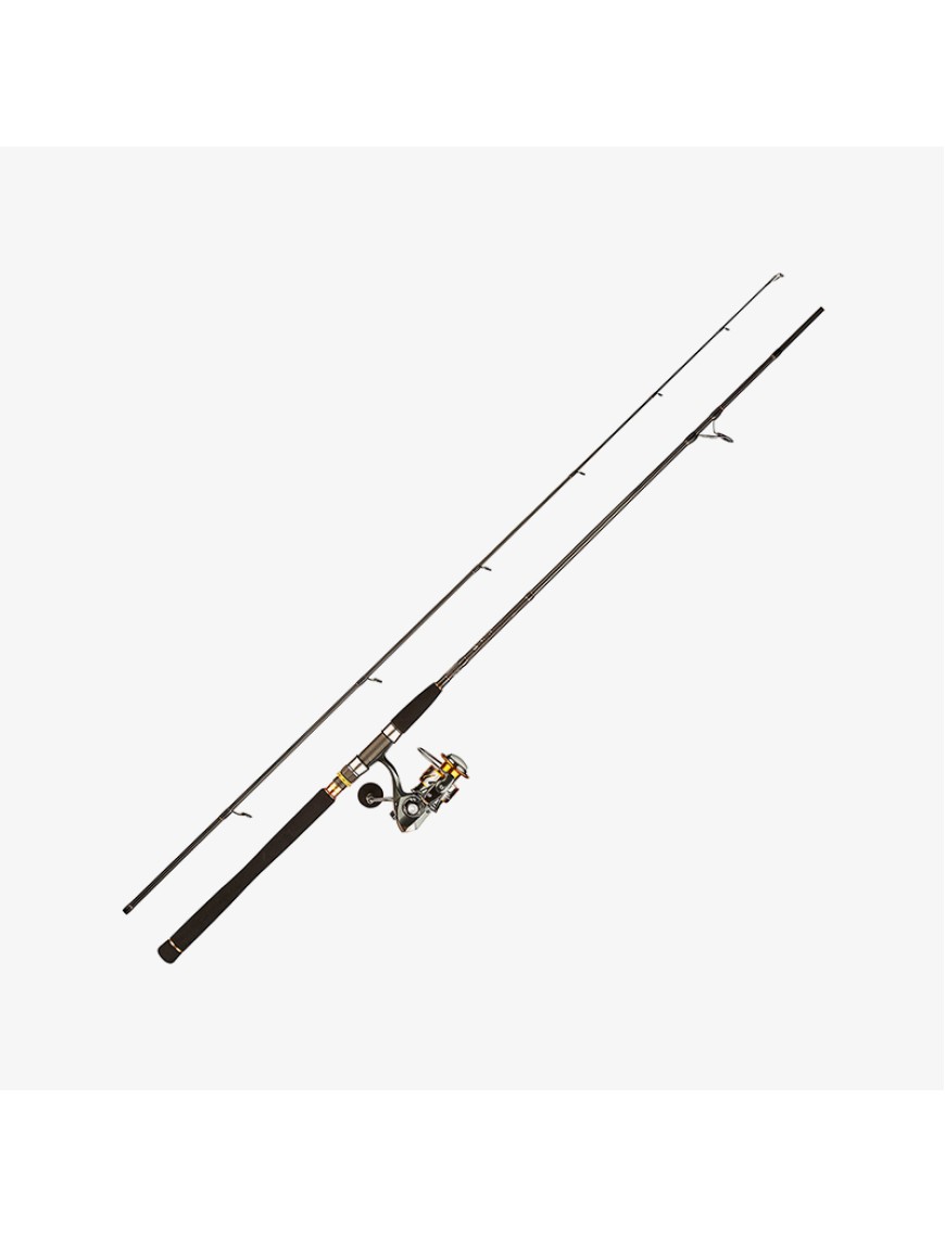 Carbon fiber two-section anti-slip fishing rod set
