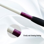 Two-section solid fiberglass fishing rod set