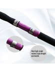 Two-section solid fiberglass fishing rod set