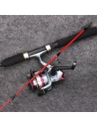 Solid carbon fiber 2-section fishing rod set