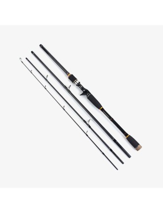 Four-section carbon fiber fishing rod set