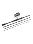 Four-section carbon fiber fishing rod set