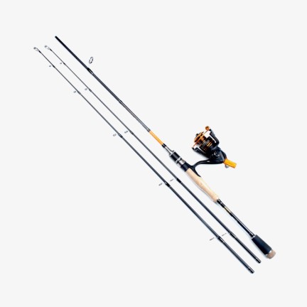 High-carbon ultralight two-section fishing rod set