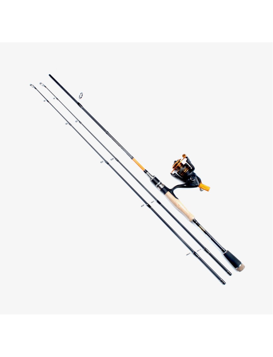 High-carbon ultralight two-section fishing rod set