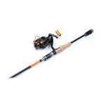 High-carbon ultralight two-section fishing rod set