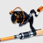 High-carbon ultralight two-section fishing rod set