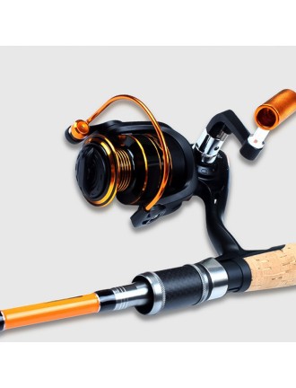 High-carbon ultralight two-section fishing rod set