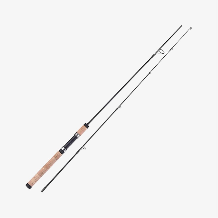 Ultralight two-section carbon fiber fishing rod