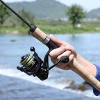 Ultralight two-section carbon fiber fishing rod