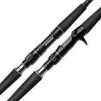 Leisure two-section portable fishing rod
