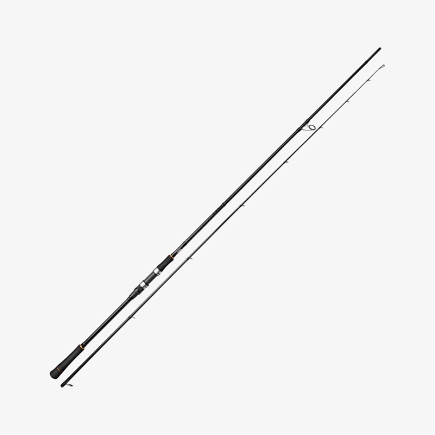 Carbon fiber two-section fishing rod