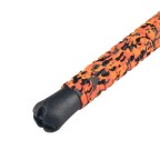 Orange leopard print two-section fishing rod