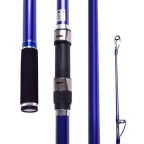 Three-section ultralight and sturdy fishing rod