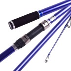 Three-section ultralight and sturdy fishing rod